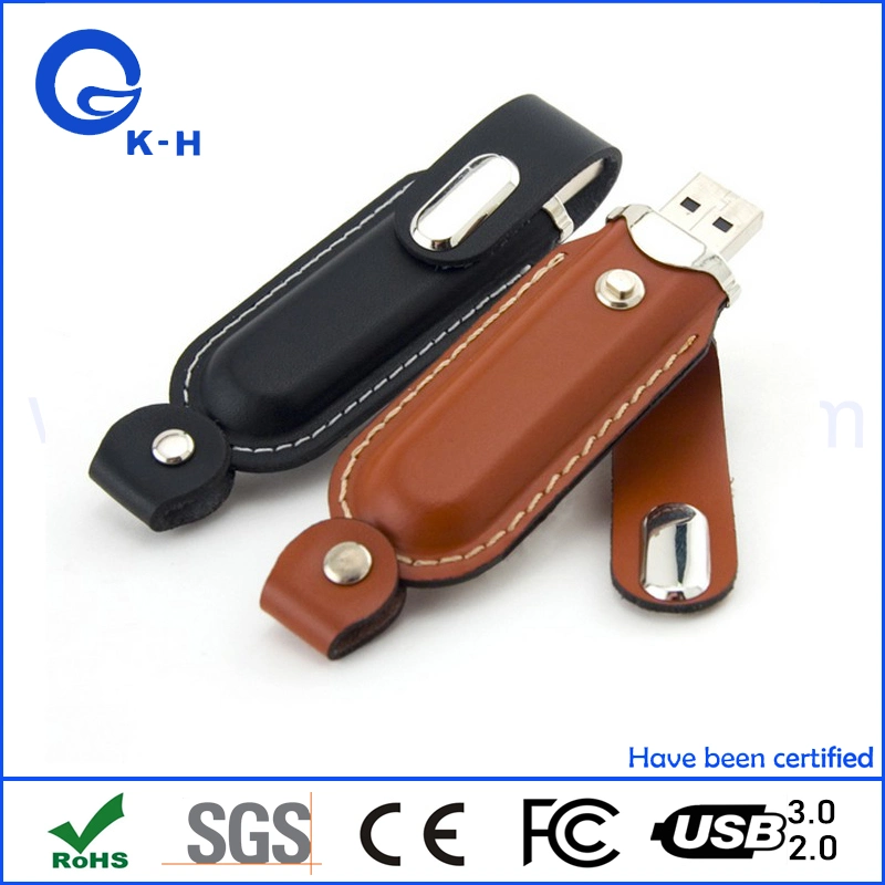 Leather Flash Drive Memory Stick 128MB 256MB USB 2.0 512MB