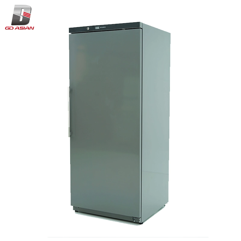 New Style Refrigerator 509 Litre Single Door Upright Larder Ventilated Freezer Grey