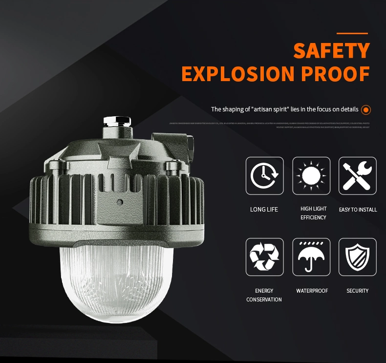 Superhelle Industrie IP66 3000-6500K LED-Beleuchtung für explosionsgefährdete Bereiche 50-150W Beste optische Leistung und Effizienz Zone 1 Zone 2 Explosion LED-Leuchte mit Proof