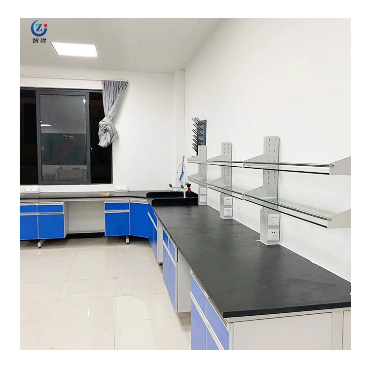 L-Shape Lab Table Laboratory Test Bench