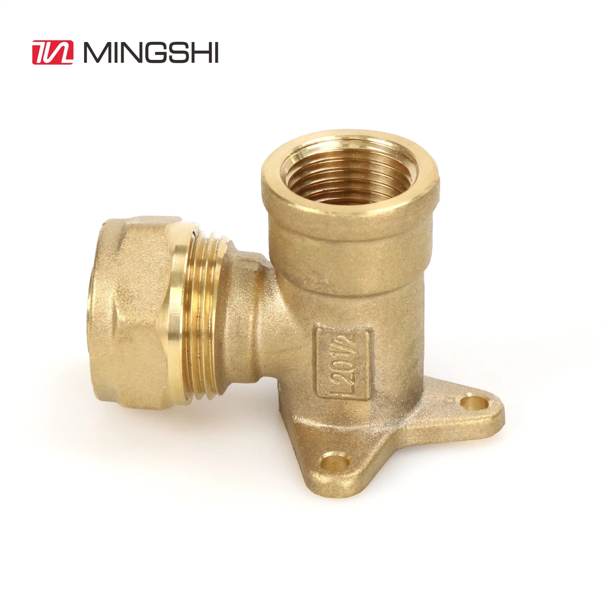 Compression Copper Connector/Brass Fittings/Plumbing Fitting/Copper Fitting/Water Fitting/Coupling with CE/Acs/Skz/Aenor Without Nickel Plated