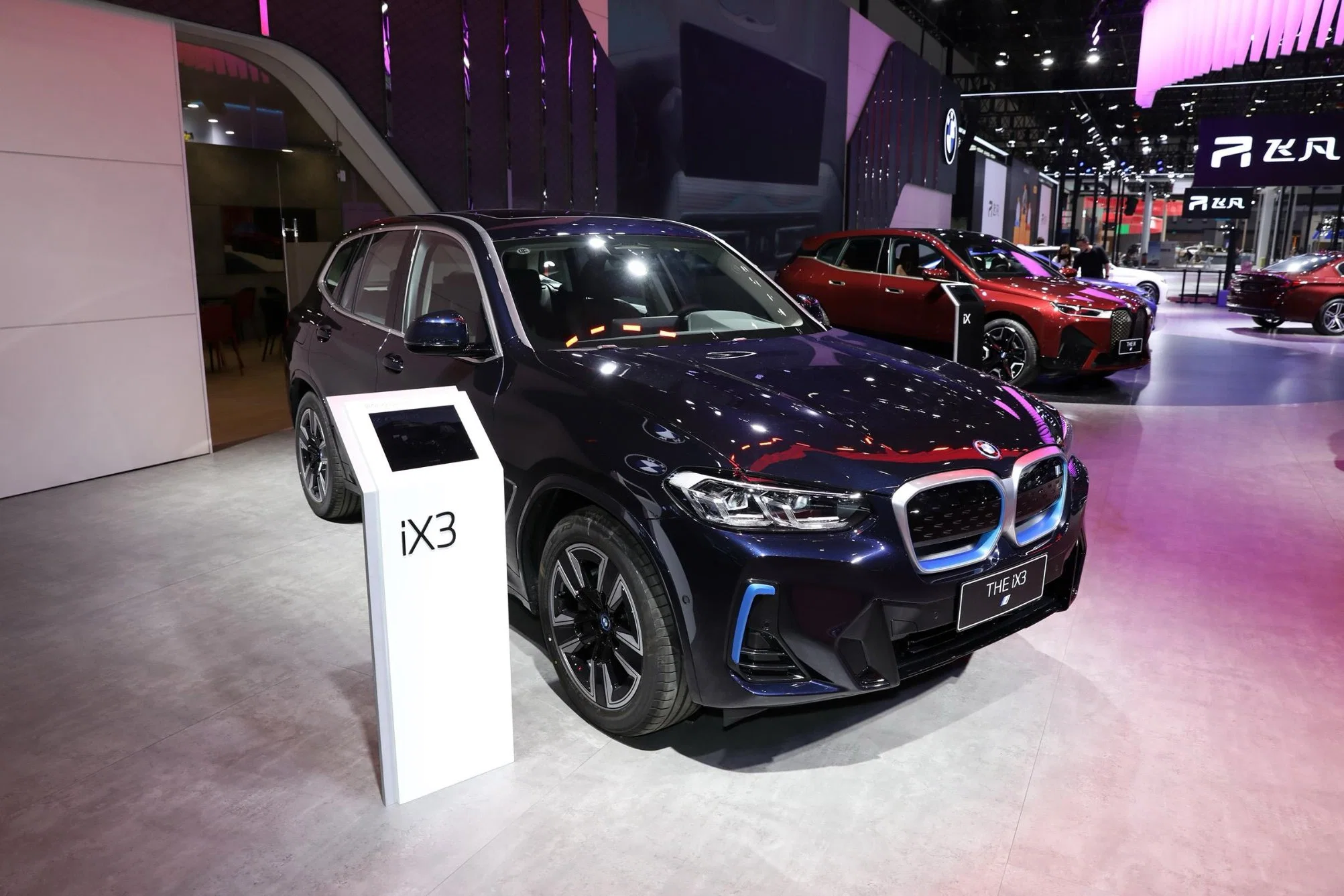 BMW IX3 2023 2022 Chine Nouveau véhicule électrique Pure énergie Voiture électrique eDrive de luxe de 550 km véhicule EV utilisée