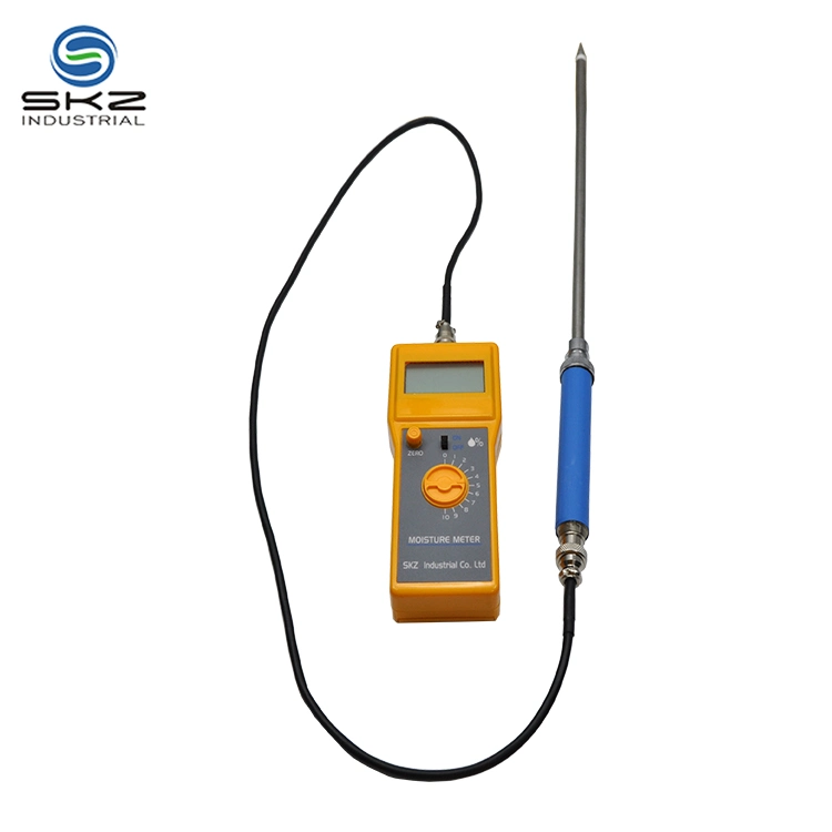 Skz111d 0.2% Accuracy Insertion Type 3s Rapid Hay Water Content Reader Bamboo Tobacco Leaf Botanicals Moisture Detector Humidity Sensor