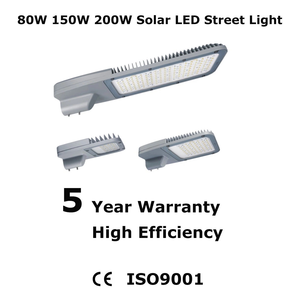 with Photo Cell Cast Aluminum Solar LED Street Light