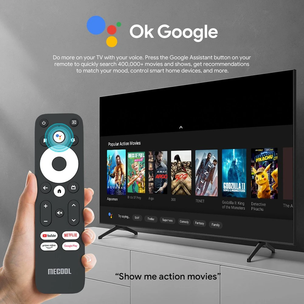 Телеприставка KM2 Plus TV Box Netflix 4K Android IPTV WiFi Smart Ott