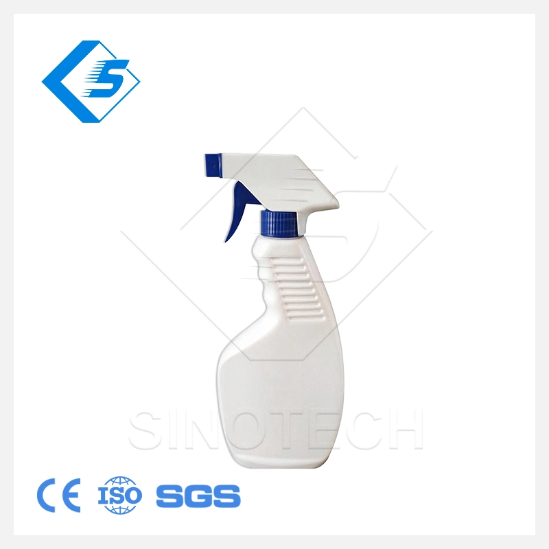 China Car Cleaning Disinfectant Household Customized 500ml Matte White PE Plastic Spray Bottle Blowing Molding Machine