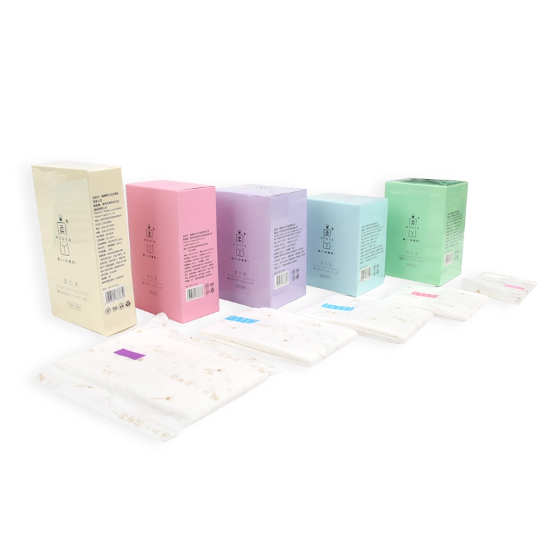 Personnaliser l'anion jetables biodégradable serviette hygiénique Mesdames Pad