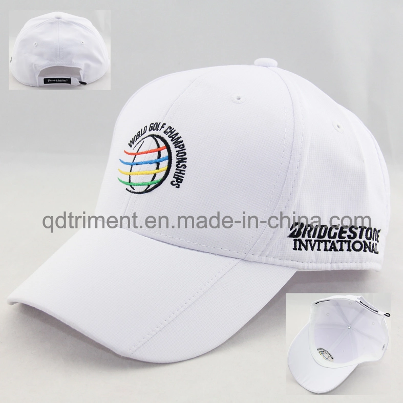 Polyester Microfiber Embroidery Sport Golf Baseball Cap (TMR05196)