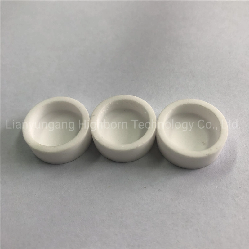 Customized High Temperature Insulation Processing Alumina Al2O3 Ceramic Cap Shaped Parts