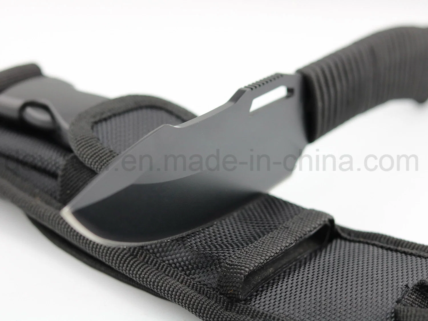 Bravedge Cuchillo de Supervivencia para Acampar al Aire Libre Yaksha de 9 Pulgadas en Total, con Hoja de Acero Inoxidable 440 y Mango Envuelto en Paracord