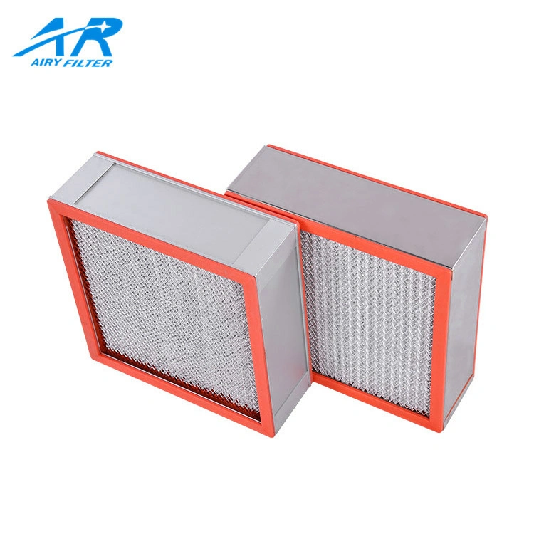 High Temperature Resistant Efficient HEPA Filter for Industry Use