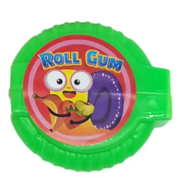 Großhandel Crazy Roll Mix Obst Geschmack Halal Kaugummi Rolle Luftblasengum