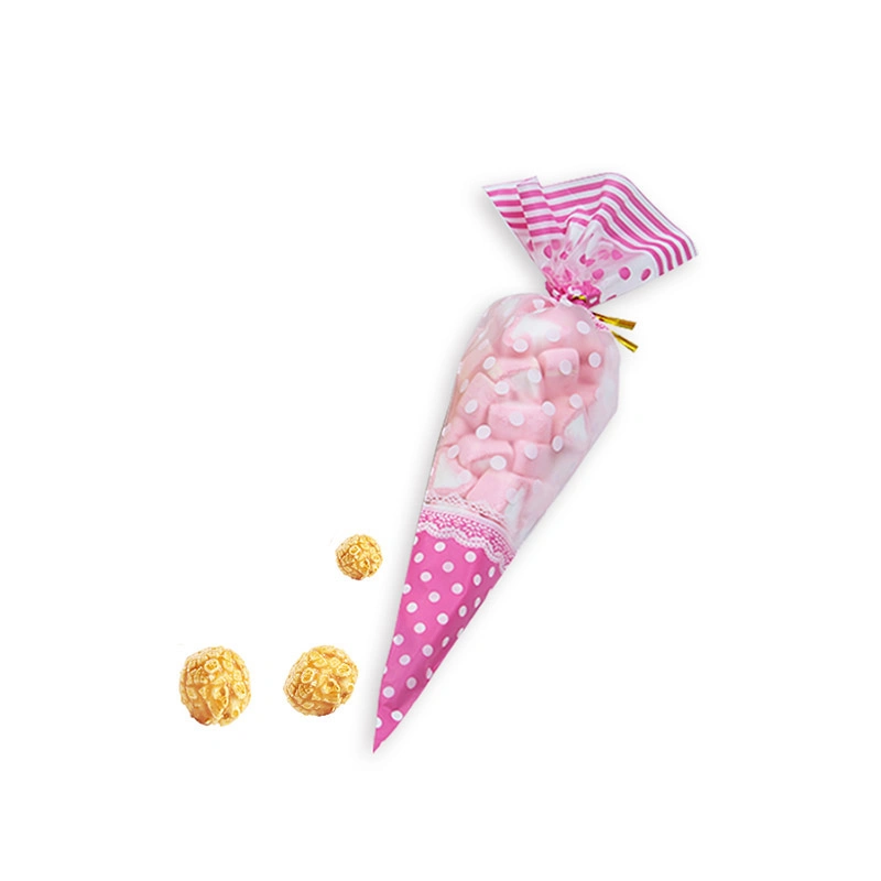 OPP Plastic Sweets Bag Popcorn Sleeve Cotton Candy Food Bags Pastry Icing Piping Cake Decorating Bags