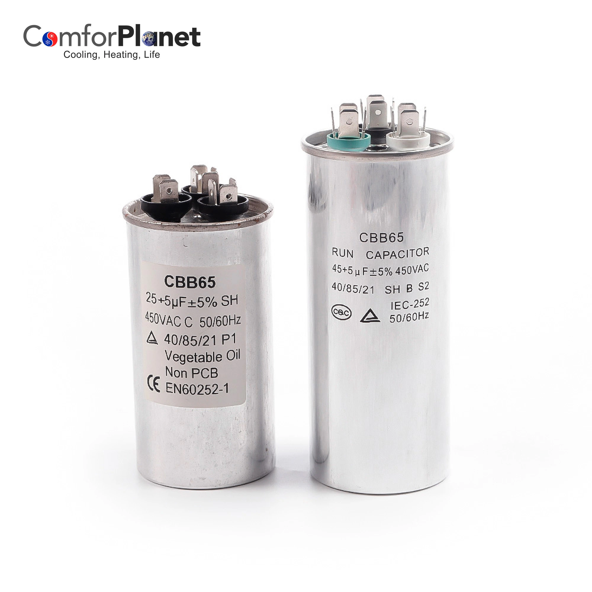 Factory Price Cbb65 Capacitor AC Running Capacitor Suitable for AC Refrigeration