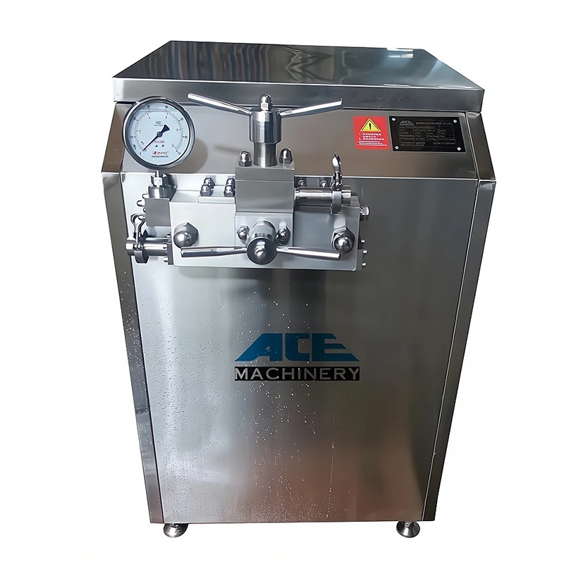 A fábrica de leite Máquina Pasteurizer 100l Litro lote pequeno tanque de pasteurização com refrigeração homogeneizador e 100 Litros Preço para venda