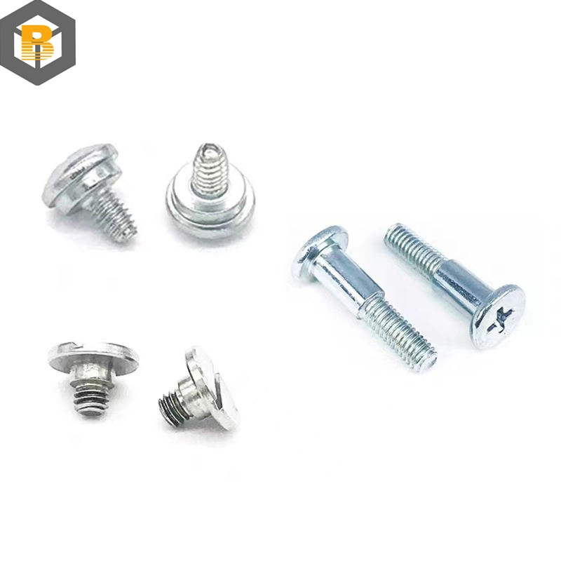 Custom Fasteners Special Head Zinc Plated Carbon Stainless Steel Alloy Titanium Aluminum Bronze Brass Plug Screw Shoulder Screw Spare Part