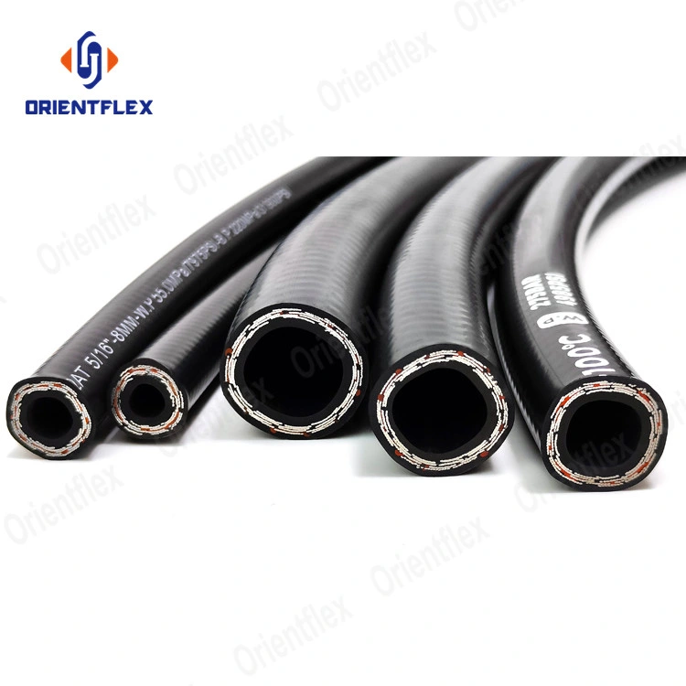 Custom Metric Colored High Temperature Flexible Industrial Excavator Tractor Forklift SAE 100r2 En 853 2sn Wire Braided High Pressure Hyd Rubber Hydraulic Hose