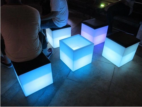 Rechargeable Battery Powered Bar Light Bright LED Waterproof Square Ice Bucket