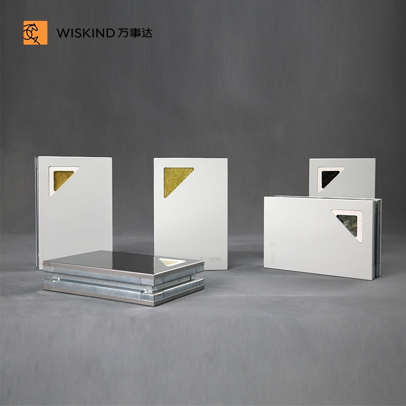 China 50mm PIR/Rockwool/PU/EPS/Aluminium Waben/Papier Waben feuerfeste Sandwich Reinraum Panel