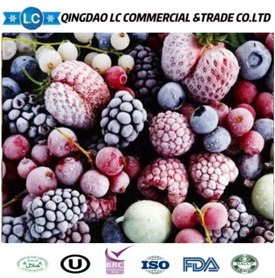 IQF Arándano Arándanos Congelados Frutas Mixtas