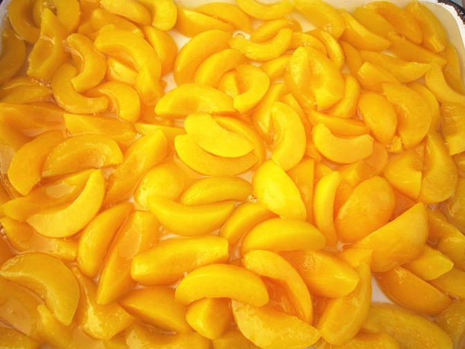 Canned Fruit Yellow Peach in Sliced From China