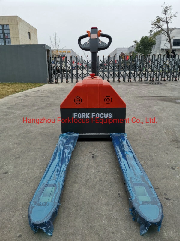 Economic Pallet Jack 1.5t Forkfocus Pallet Stacker Forklift Walkie Pedestrian Electric Pallet Machine for Warehouse