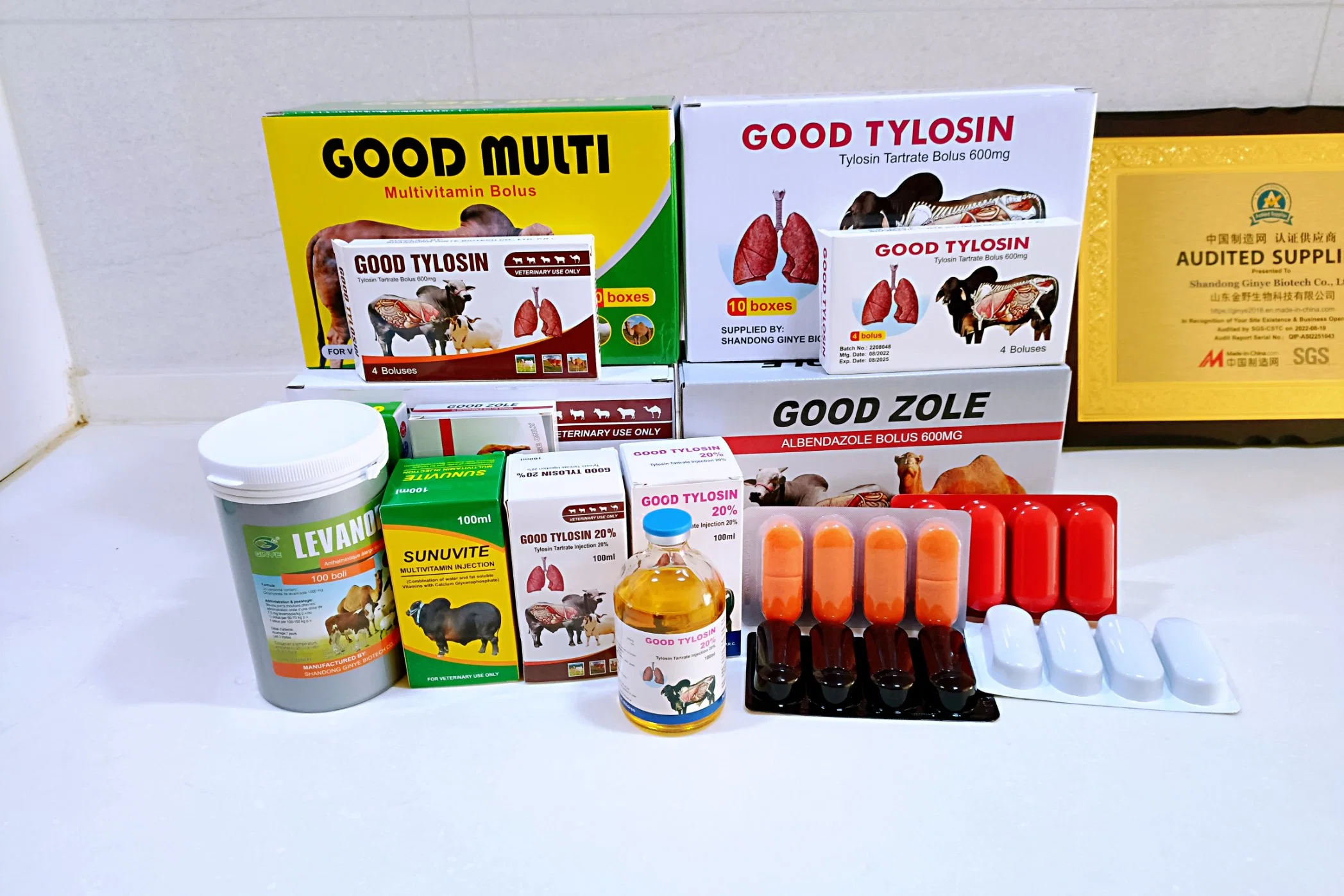 Medicina Veterinaria Multivitamin + Minerals tableta Cow Medicina del ganado