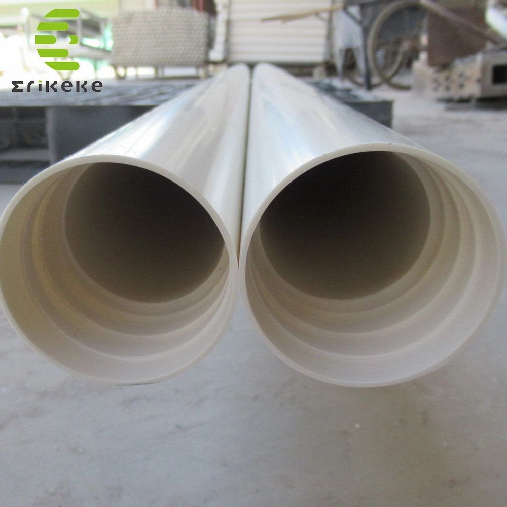 Wholesale/Supplier Plastic High Pressure Deep Well PVC Casing Pipes 110mm 140mm 160mm PVC Slotted Water Supply Plastic Tube