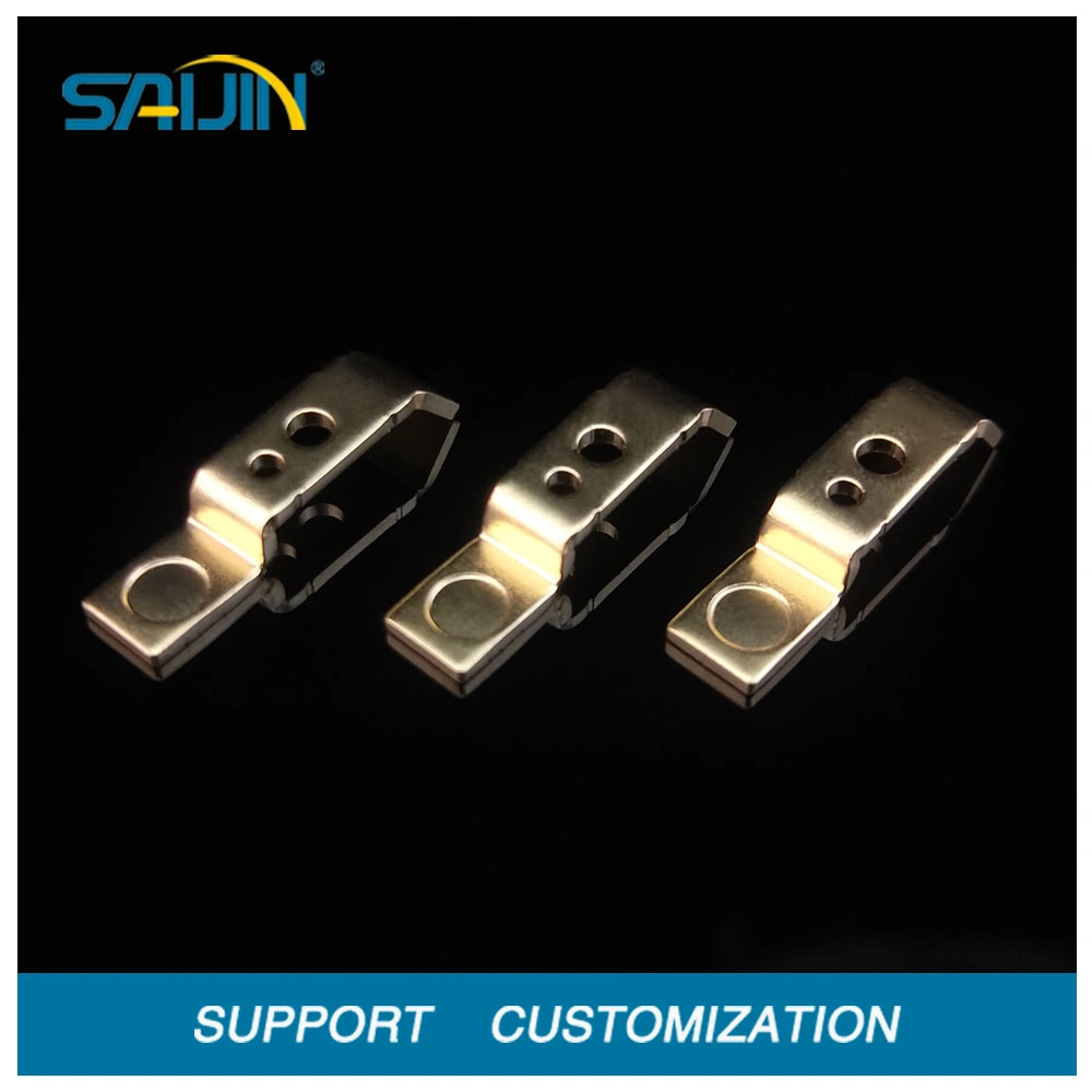 Electrical Brass Terminal Contact Accessories for Switch Metal Stamping Contact Part for Socket