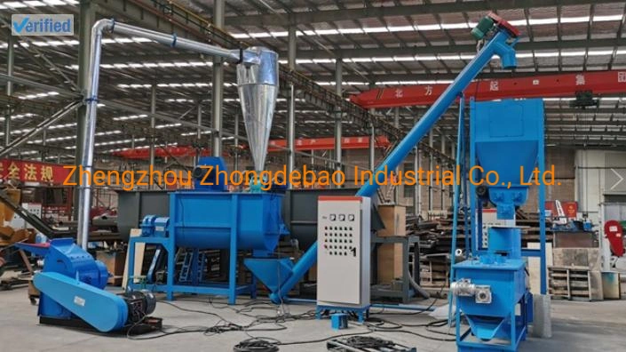 CE Approve Full Wood Pellet Machine Biomass Straw Grass Alfalfa Pellet Making Machinery Forest Log Branches Chips Sawdust Fuel Pellet Production Mill Line