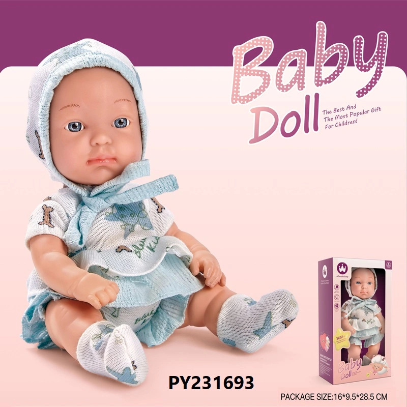 Reborn Doll Toys Realistic Vinyl 9 Inch Fashion Clothes Reborn Dolls for Girls Baby Toy