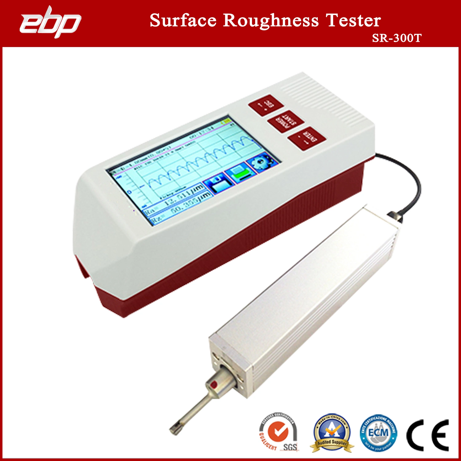 Pocket Size Surface Roughness Tester Follow ISO DIN Measurement Method