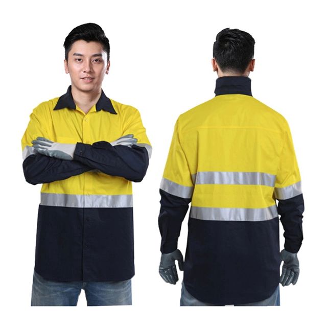 Hi Vis Wholesale/Supplier Industrial Pants Reflective Workwear Jacket Shirts Design Work Uniform