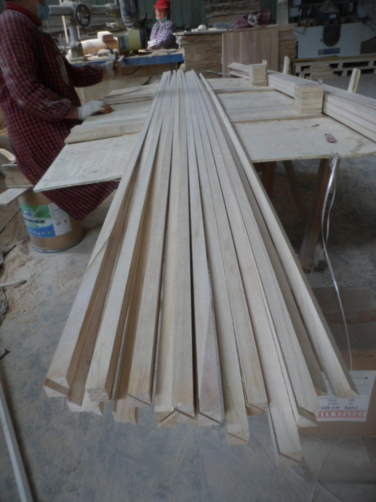 Paulownia Wood Chamfer Strips for Concrete Construction Forming