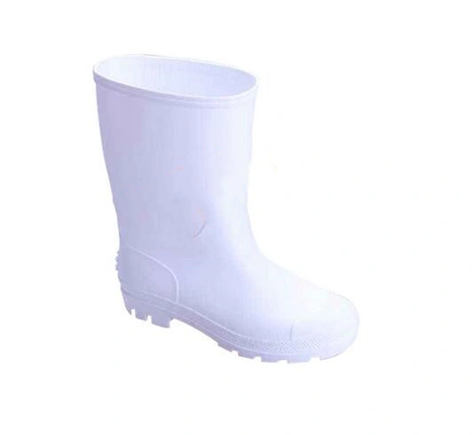 Safety Rain Boots White Gumboot Rubber Boots Safety Toe