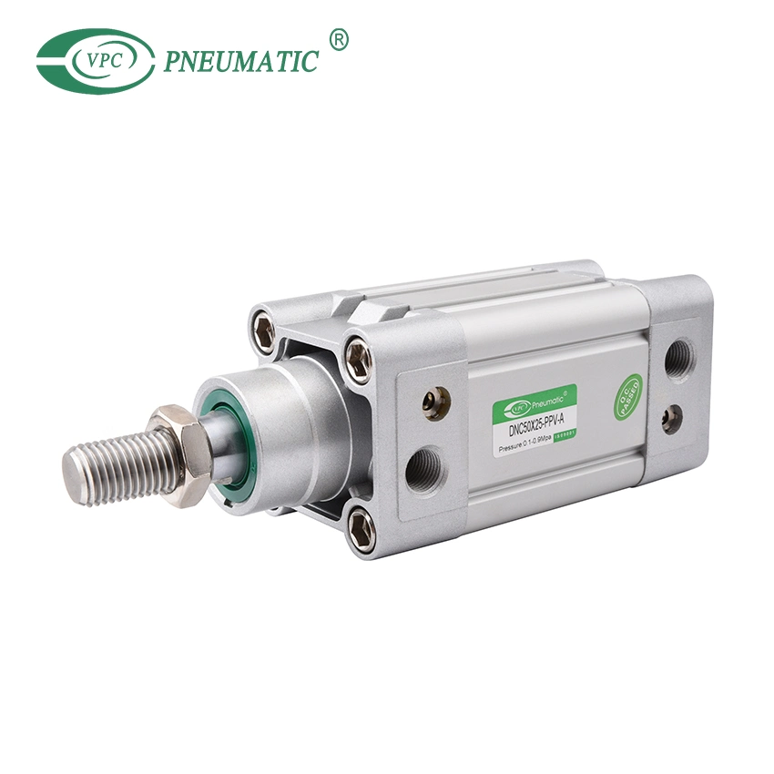 ISO6431 Standard Cylinder DNC Series Adjustable Cushion Double Acting Pneumatic Cylinder