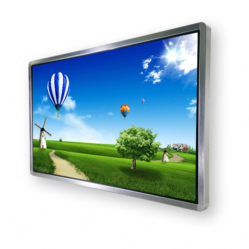 Pantalla LCD interactiva de kiosco táctil para consulta de 21,5 pulgadas montada en la pared TV LCD