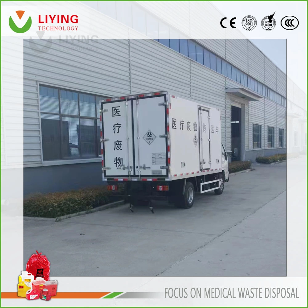 Hospital Clinical Waste Disposal Van Truck Medical Refuse Transfer Truck