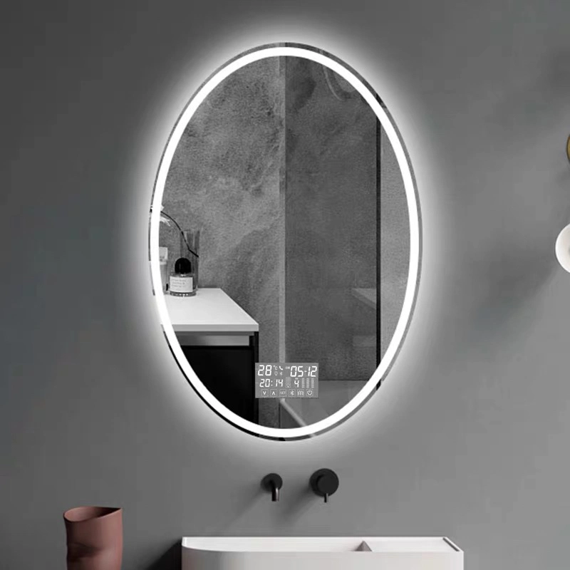 El lujo de alta calidad resistente al agua iluminado LED Espejo vestidor espejo decorativo Espejo Espejo de la pantalla táctil de cristal de espejo del baño con luz