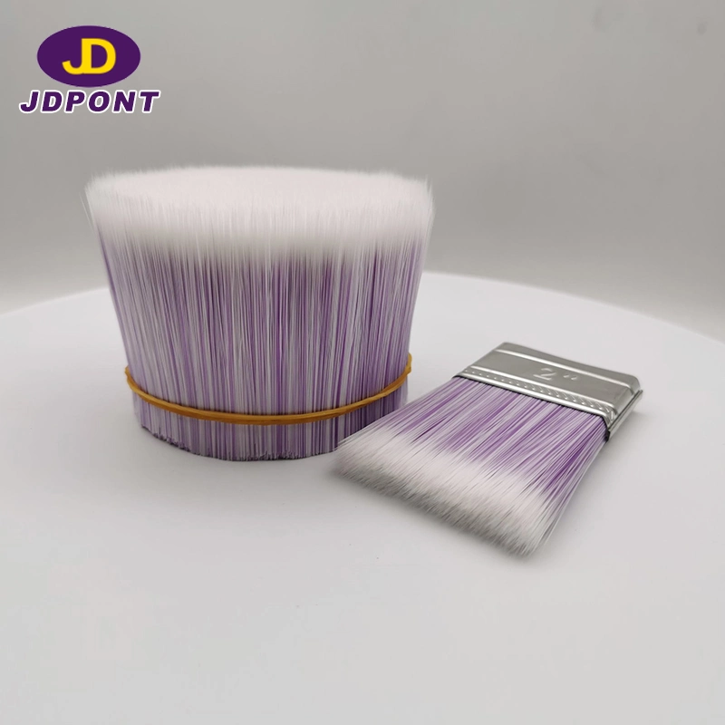 White Purple Cross-Section Brush Filament for Paint Brush Filament Jdfmc220#