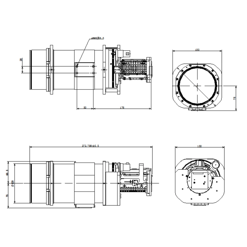 90X Optical Zoom 30km Ultra Long Range Far Distance Detect 900mm Lens Network Camera Module