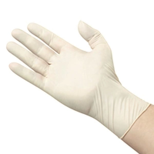 Blanco Negro sin polvo Guantes de látex desechables guantes impermeables para el hogar