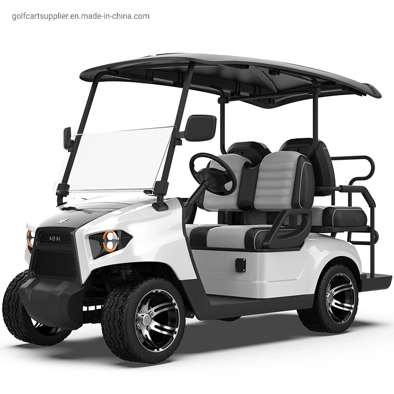 2022 New Design Ergonomic Technology More Like-Car Best-Selling in Stock Electric Golf Cart with Cargo Bed