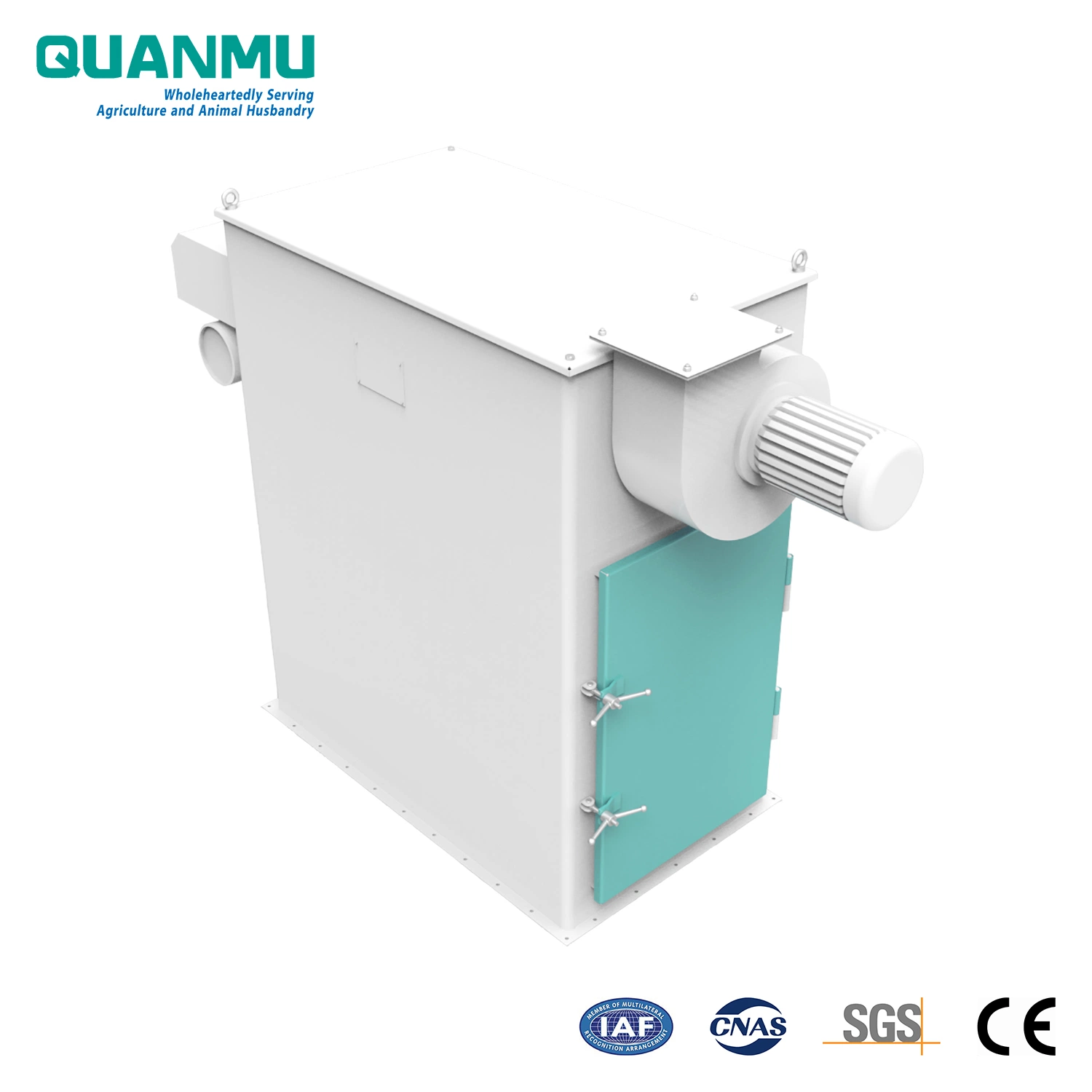 Small-Scale High Pressure Jet Flat Bag Industrial Air Dust Control Equipment for Animal Feed Processing Machinery