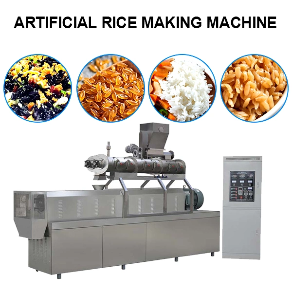 Combined Set Rice Milling Machine/Rice Kernel Extruder Machine/Fortification Rice Extrusion Machinery Plant