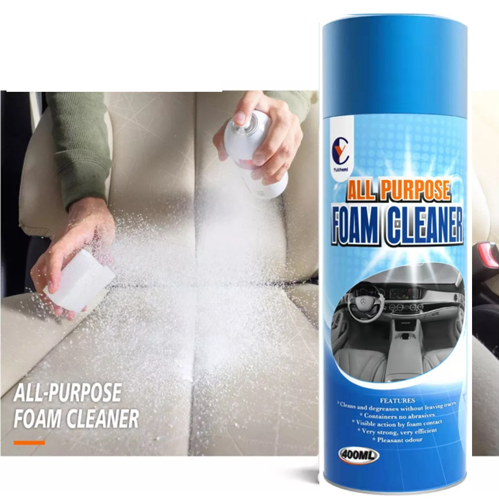 Car Cleaning Spray Multi-Purpose Foam Cleaner Multifunction Foam Cleaner with Brush