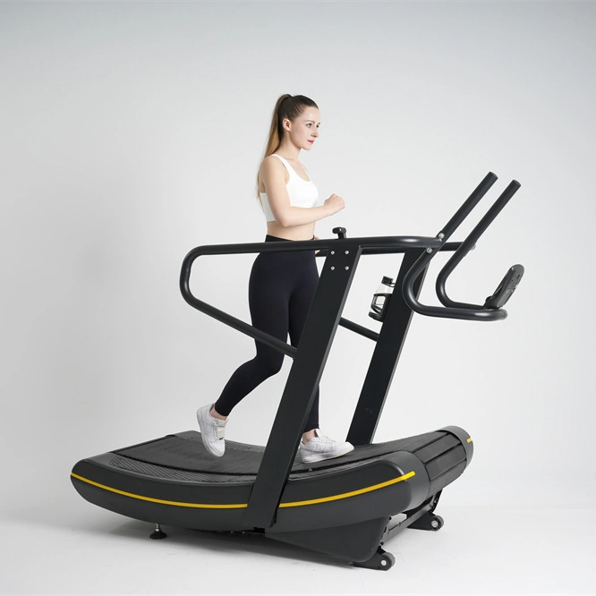 Su uso en casa caminadora eléctrica Body building deporte ejercicio Non-Motorised máquina de correr