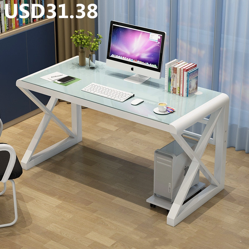 Modern Racing Computer Desk Table Professional Metal Frame Computer Desk