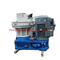 High Capacity 1-10 Tph Wood Saw Dust Rice Husk Pellet Making Machine Vertical Ring Die Wood Log Biomass Pellet Mill Wood Branches Pellet Maker with CE