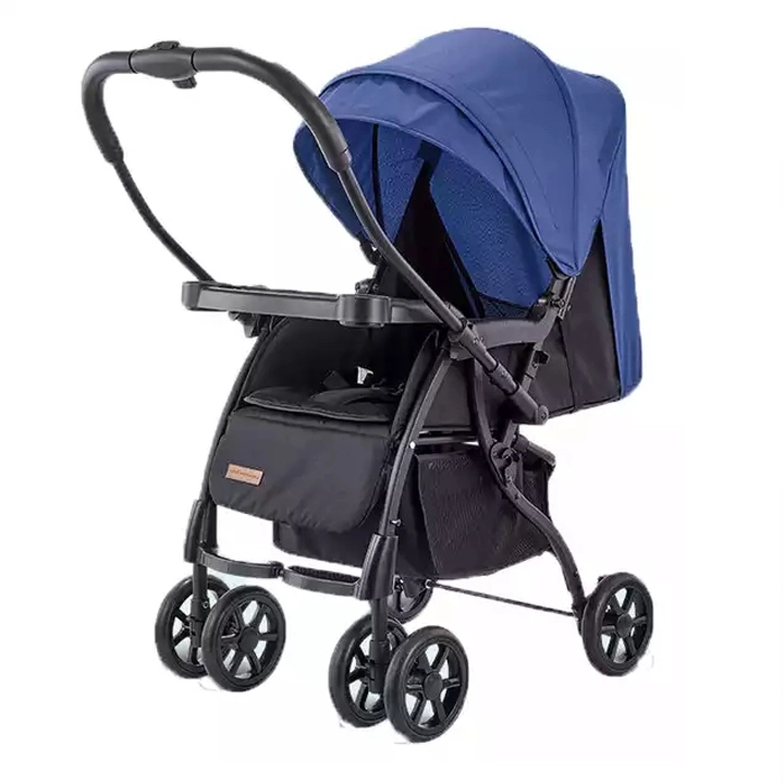 Children&prime; S Trolley with Sunshade with Various Colors and Patterns Adjustable Stroller